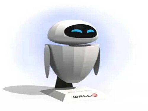 Arquivo de corte 3d : EVE do Wall -e em papel artesanal.