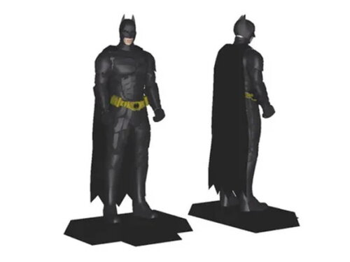 Arquivo de Corte 3d : Batman em papel artesanal.