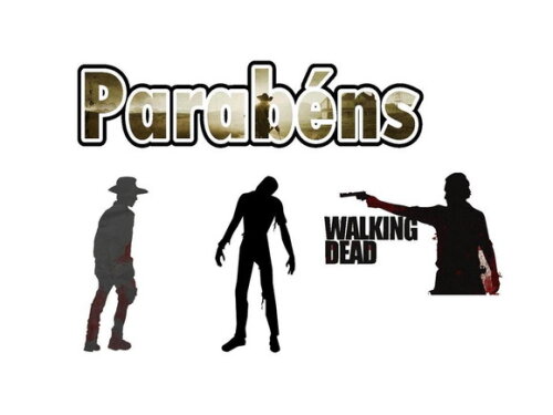 Arquivo de Corte Silhouette Topo de Bolo The Walking Dead.