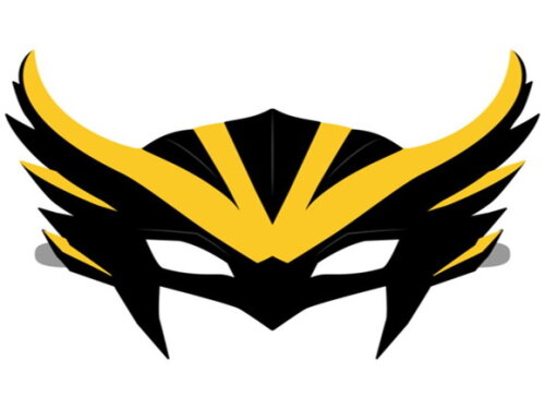 Arquivo de Corte: Máscara da Hawkgirl em PDF.