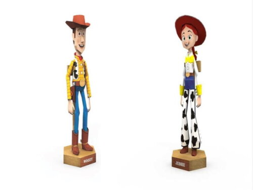 Arquivo em PDF : Sheriff Woody e Jessie Cowgirl Toy story.