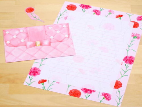 Cartão Digital Dia das Mães Rosa em PDF.