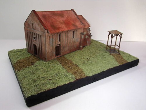 Maquete de papel Igreja da Virgem Maria/ Papercraft.