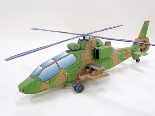 Miniatura de papel : Helicóptero Ninja/ Papercraft 3d.