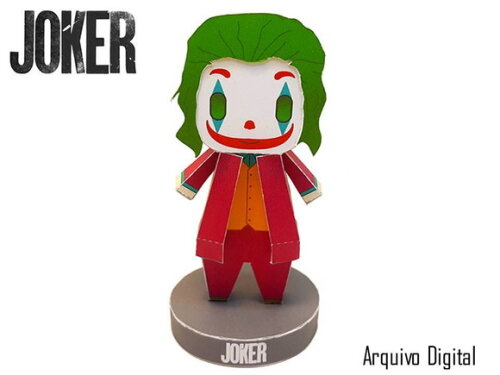 Miniatura Coringa em papel/ Papercraft.