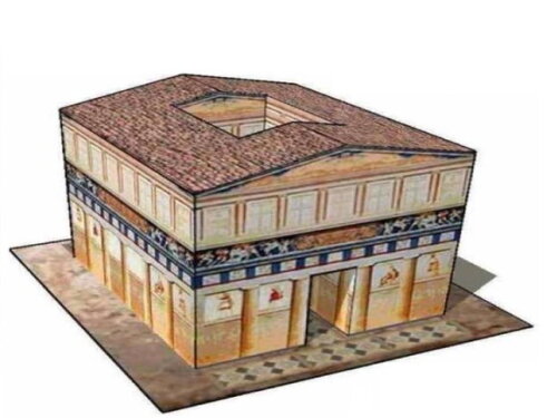Miniatura em papel : Templo Protetor de Herculano/PDF.