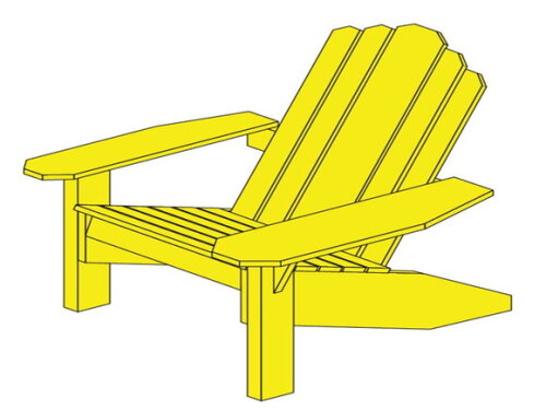 Projeto P/ Construir uma Cadeira Adirondack + Bônus.