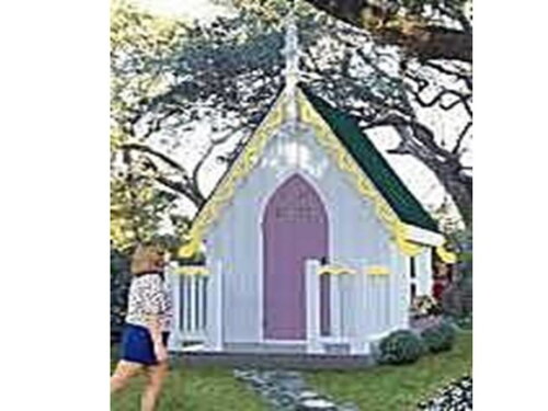 Projeto para Construir Casinha de Madeira Infantil Gótica.