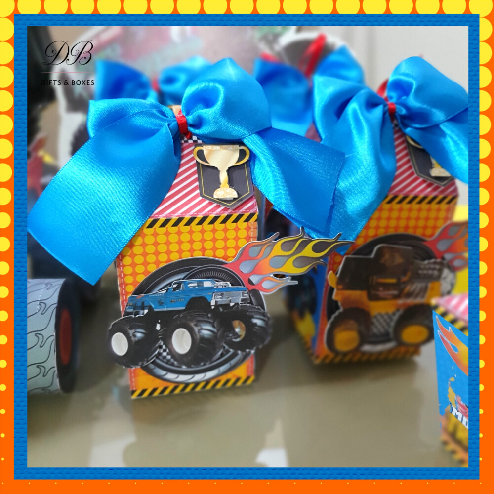 Arquivo de Corte Caixa Milk Monster Truck Studio e PDF