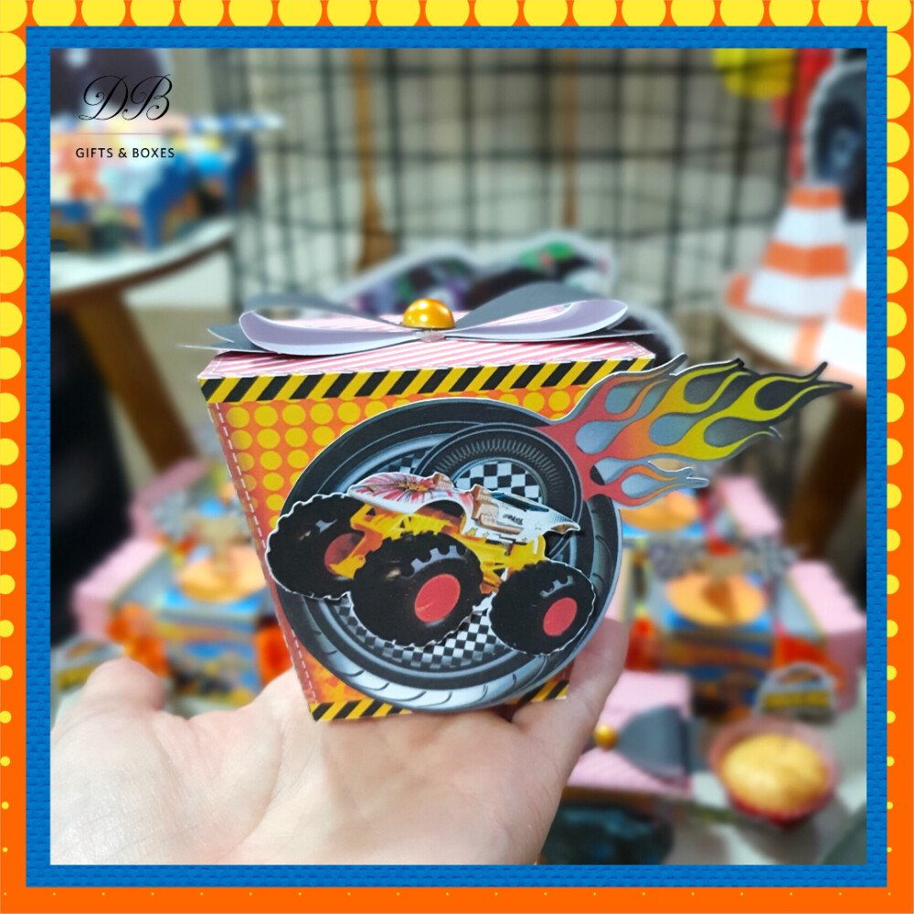 Arquivo de Corte Caixa Sushi Monster Truck Studio e PDF