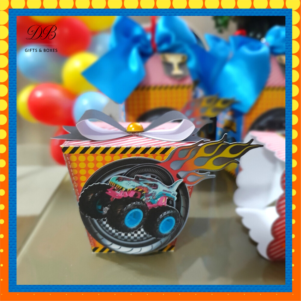 Arquivo de Corte Caixa Sushi Monster Truck Studio e PDF