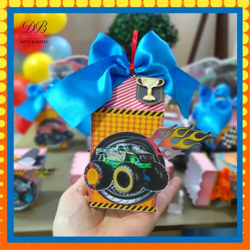 Arquivo de Corte Caixa Milk Monster Truck Studio e PDF