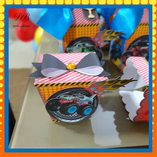 Arquivo de Corte Caixa Sushi Monster Truck Studio e PDF