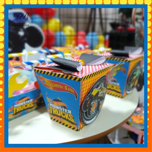 Arquivo de Corte Caixa Sushi Monster Truck Studio e PDF