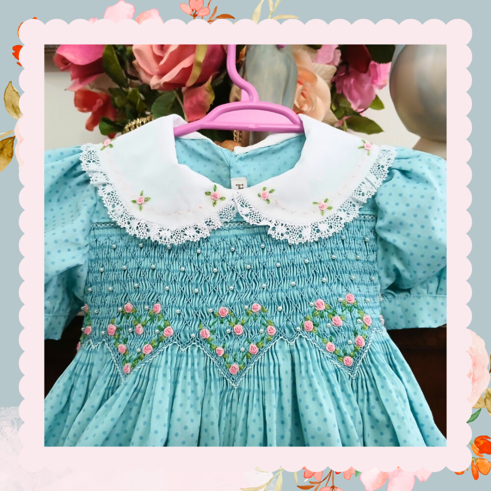 Vestido Ponto Smock Alice