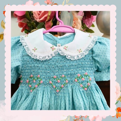 Vestido Ponto Smock Alice