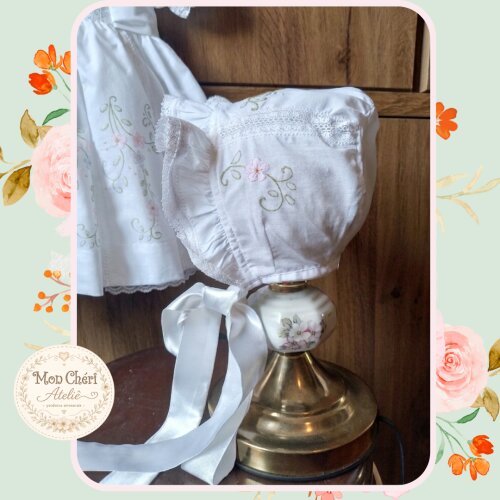 Vestido Batizado Luxo Sombras e Arabescos