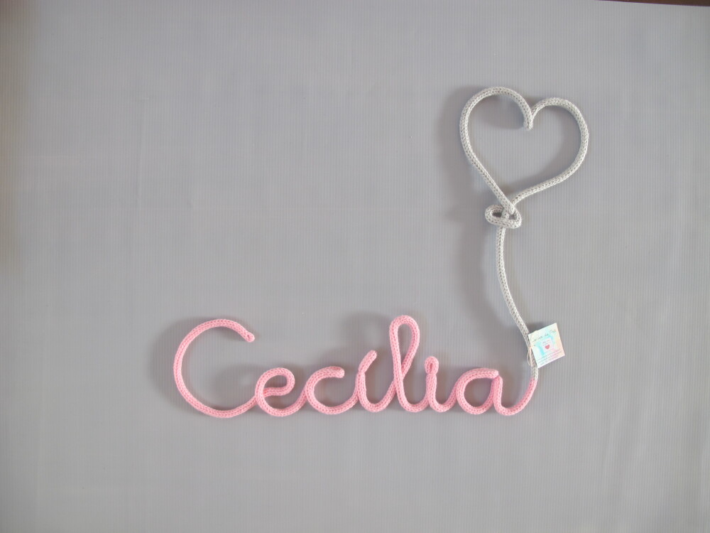 Porta Maternidade personalizado em tricotin