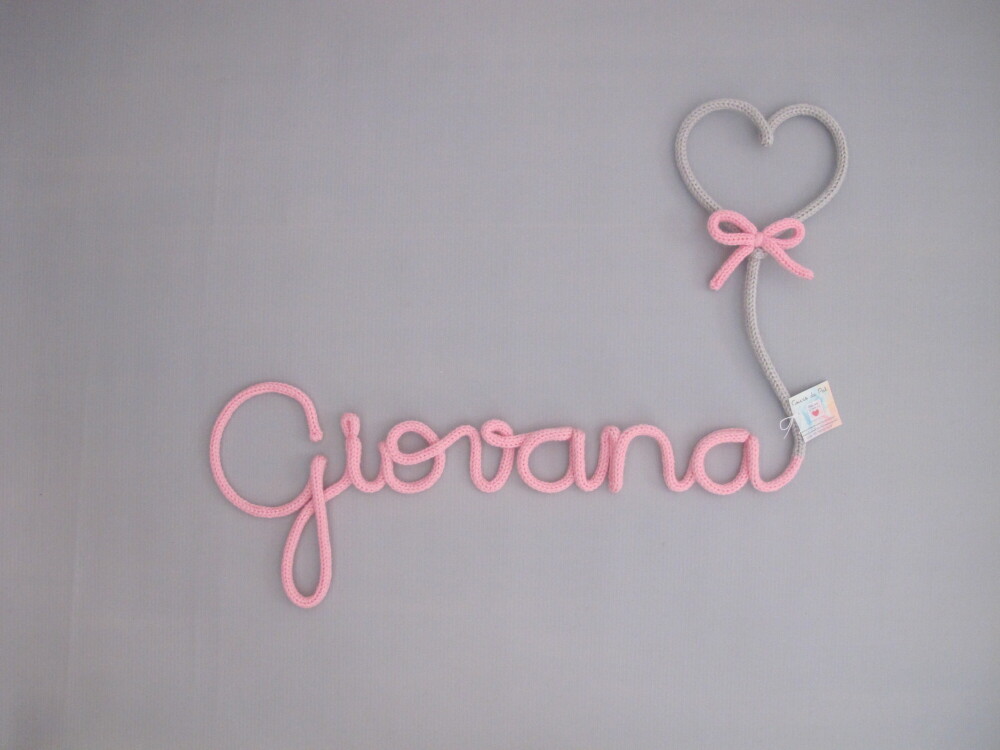 Porta Maternidade personalizado em tricotin