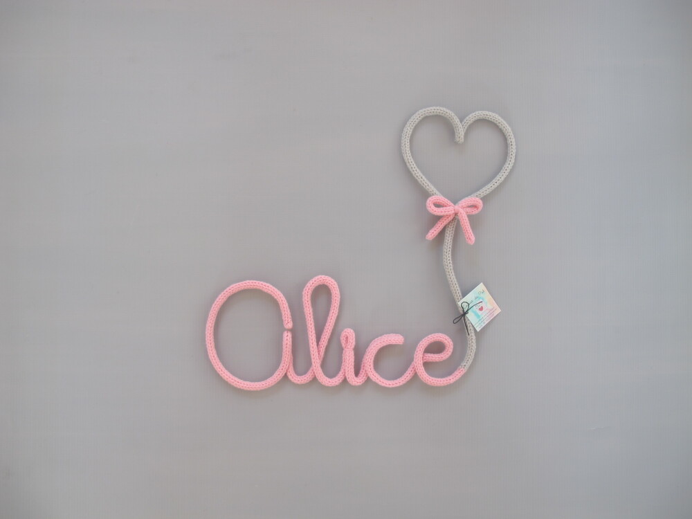 Porta Maternidade personalizado em tricotin