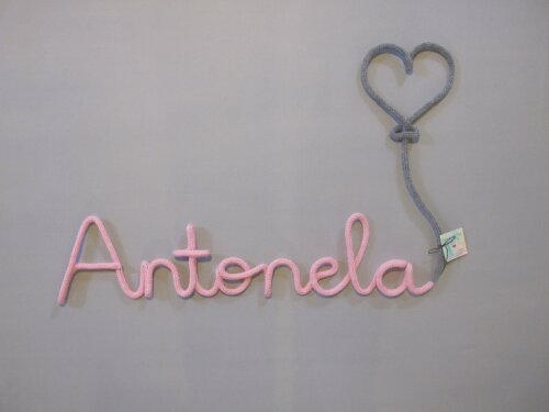 Porta Maternidade personalizado em tricotin