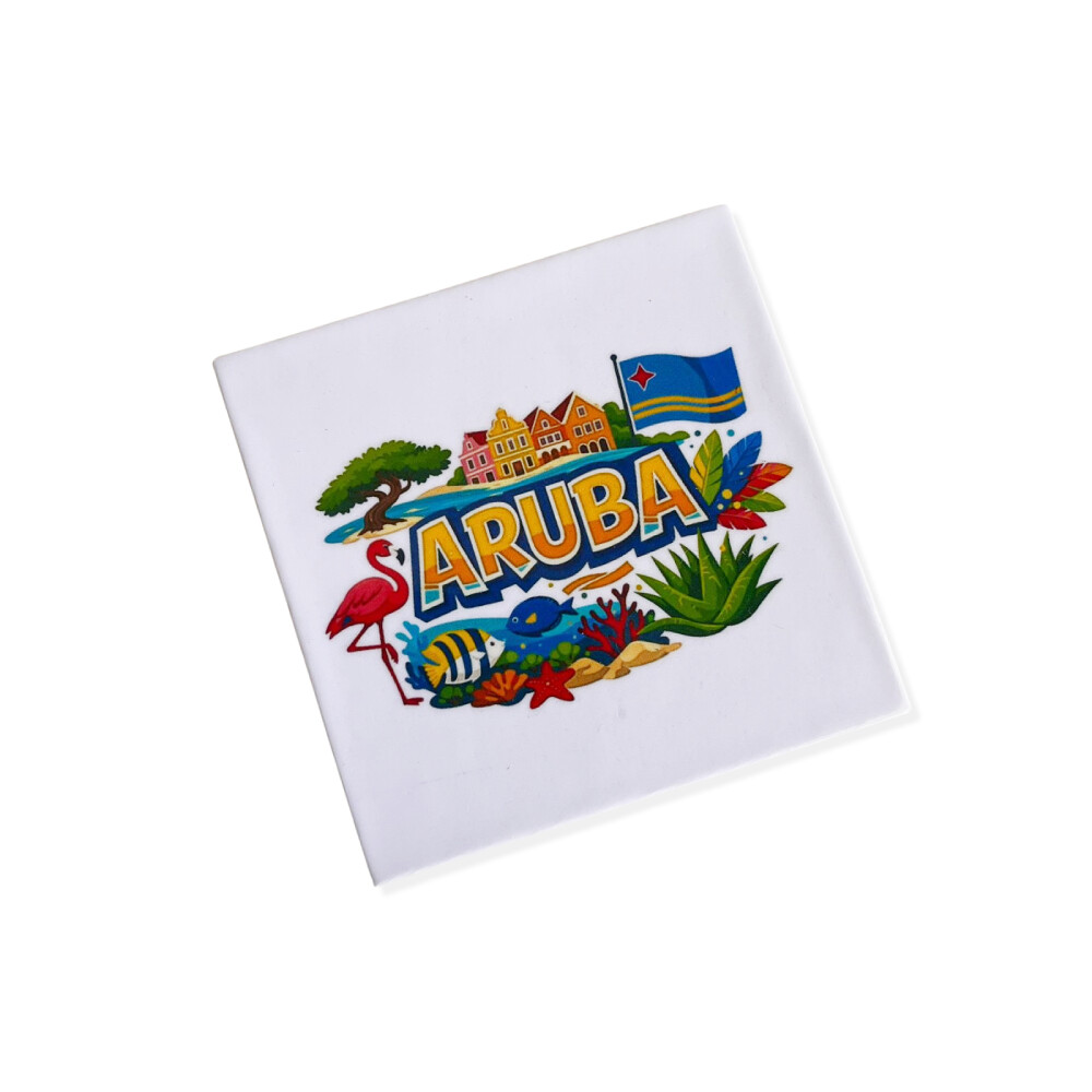 Imã Decorativo Lembrança - Aruba