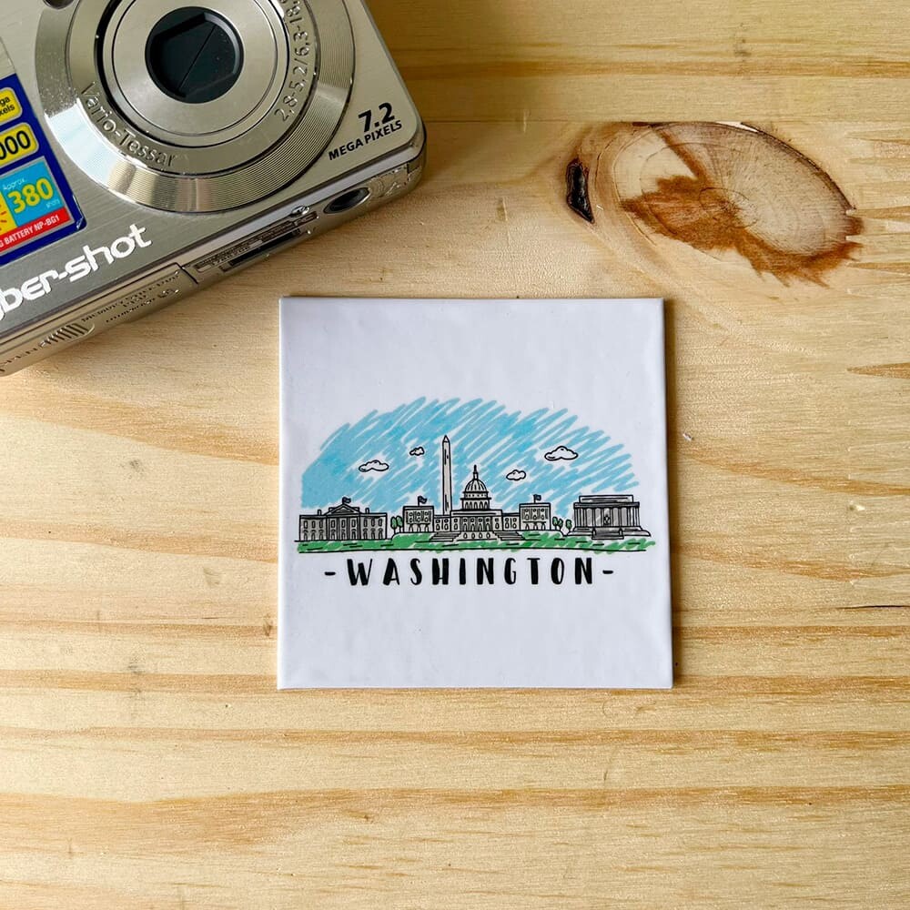 Imã Decorativo Lembrança - Washington