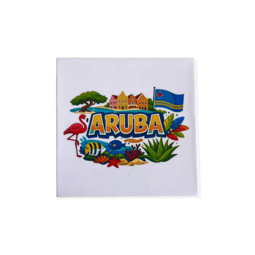 Imã Decorativo Lembrança - Aruba