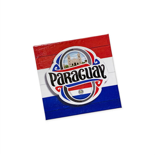 Imã Decorativo Lembrança - Paraguai