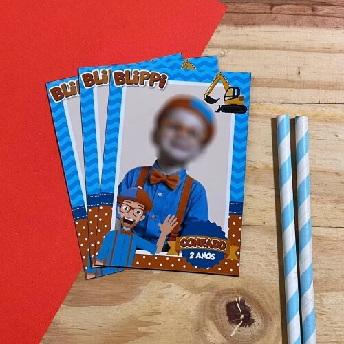 Imã Lembrança Aniversário - Blippi