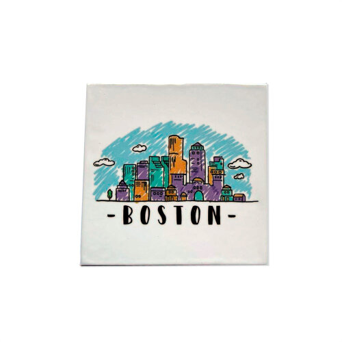 Imã Decorativo Lembrança - Boston