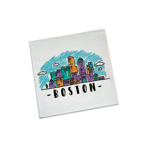 Imã Decorativo Lembrança - Boston