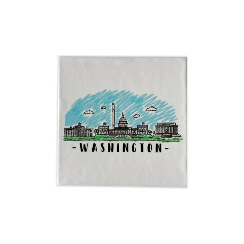 Imã Decorativo Lembrança - Washington