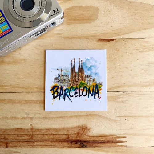 Imã Decorativo Lembrança - Barcelona Espanha