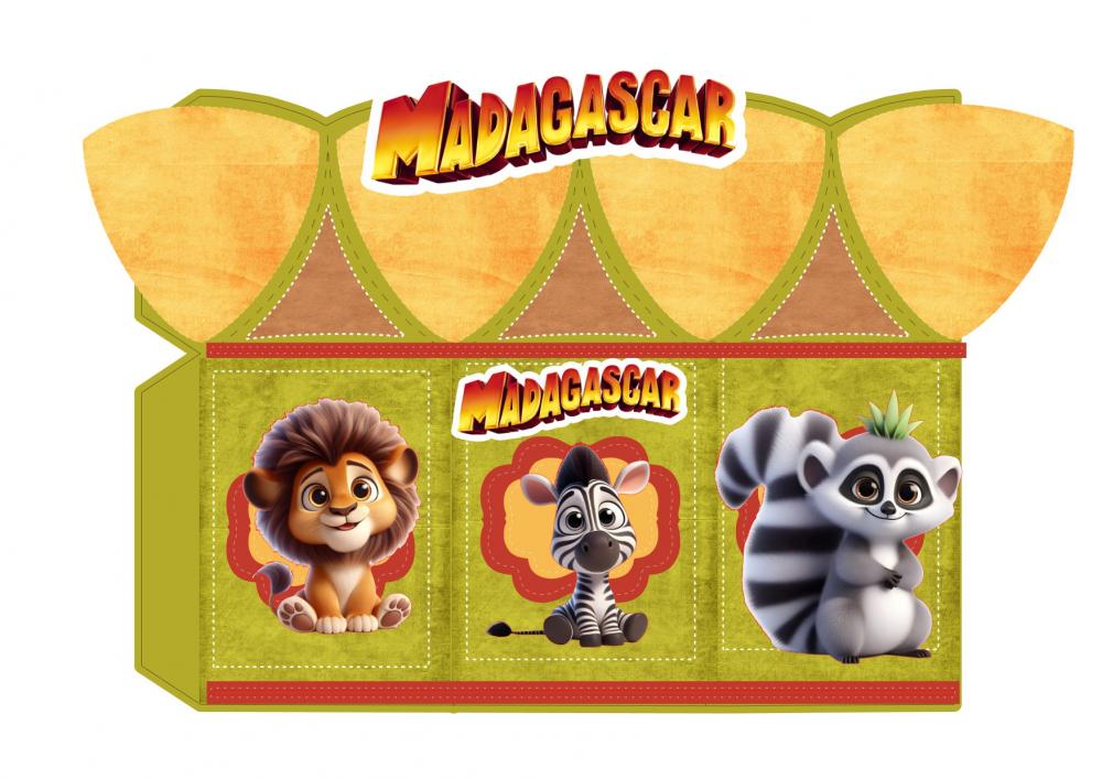 ARQUIVO DE CORTE DIGITAL MADAGASCAR BABY