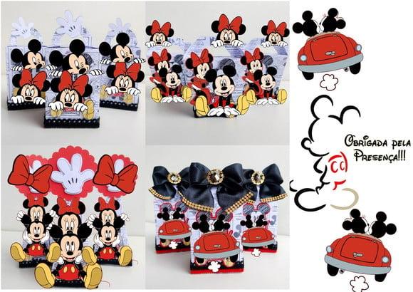 Minnie e Mickey Arquivo de Corte Studio e pdf