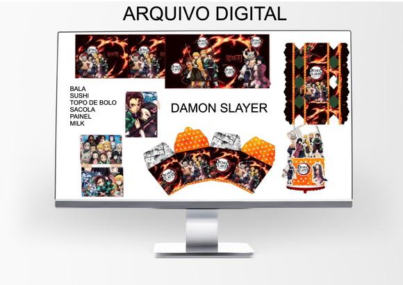 Arquivo Digital Silhouette Demon Slayer