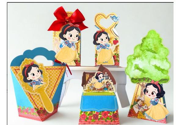 Branca de Neve Cute Arquivo de Corte Digital Studio