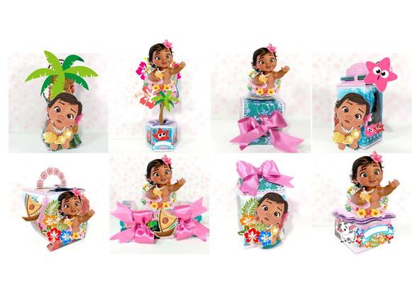Arquivo Digital Silhouette Moana Baby Luxo
