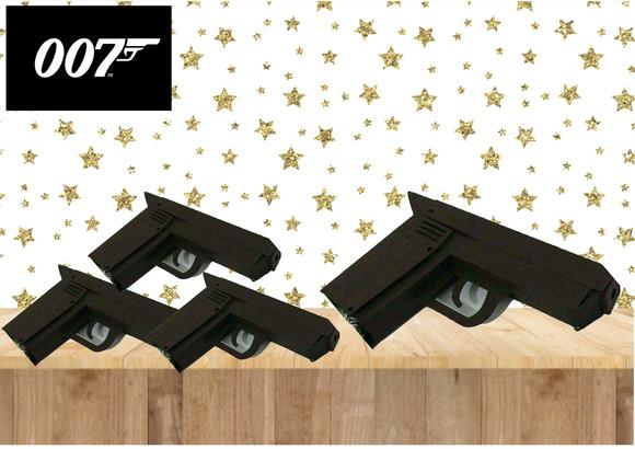 Arquivo Digital Silhouette Caixa Pistola 007