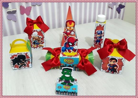Arquivo Corte Digital Festa Super Herois Luxo