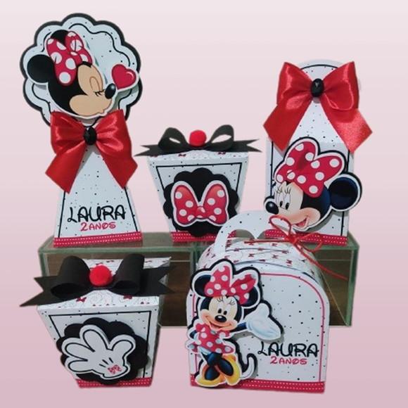 Arquivo Digital Silhouette Festa Minnie Vermelha Luxo