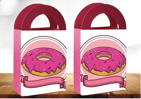 Arquivo Digital Silhouette Sacolinha Donuts 2
