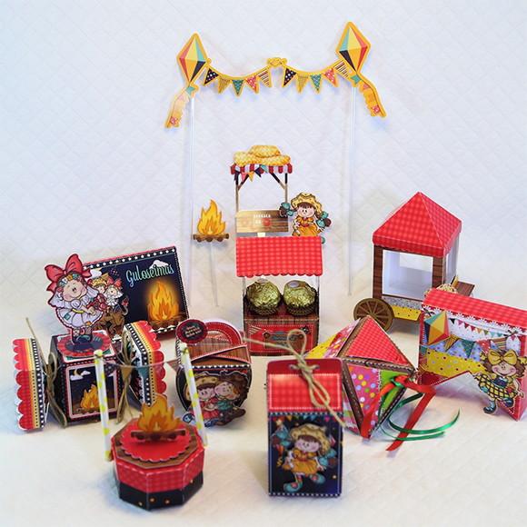 Kit Digital de Corte Silhouette Festa Junina Luxo
