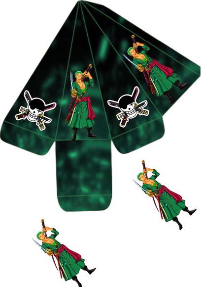 Arquivo Digital de Corte Silhouette Mangá Zoro