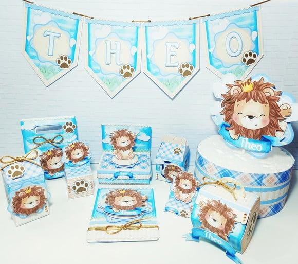 Arquivo Leãozinho Bebe Menino pdf Corte Manual