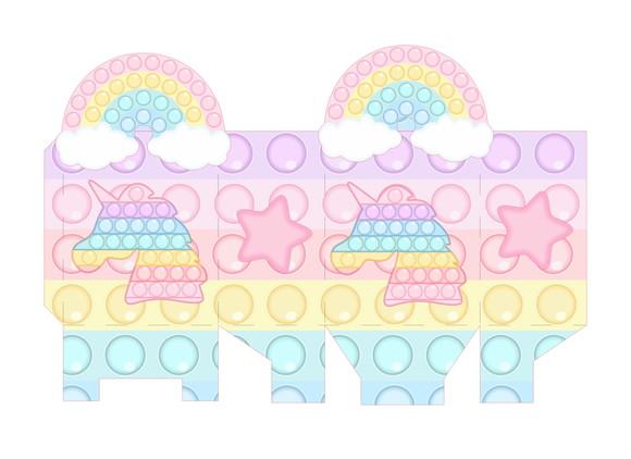 Arquivo Silhouette Sacolinha Fundo Encaixe Pop It Candy