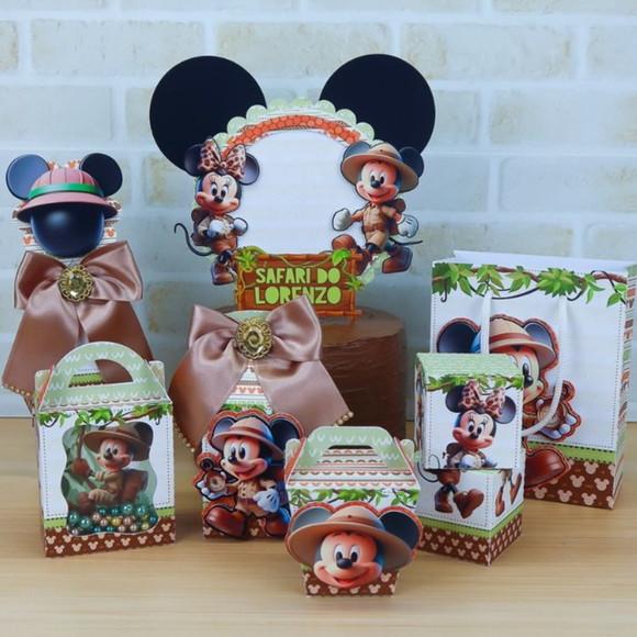 Mickey Safari Baby Arquivo de Corte Studio e pdf
