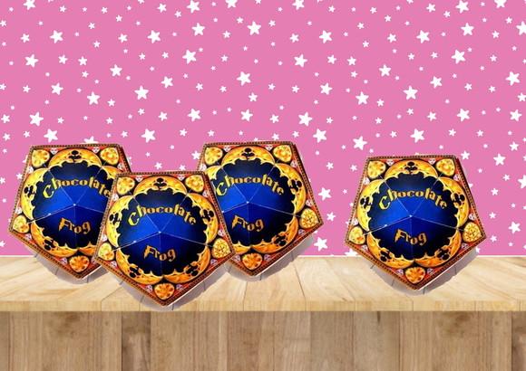 Arquivo Digital Silhouette Caixa Chocolate Frog Harry
