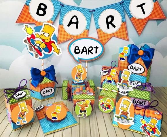 Arquivo Silhouette Bart Simpson Completo com Skate